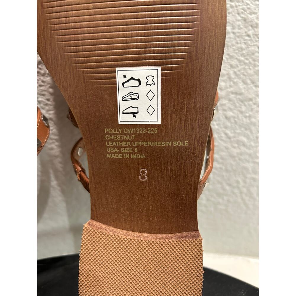 CREVO New $79 Polly Studded Strappy Sandal Leather Uppers - Picture 5 of 11